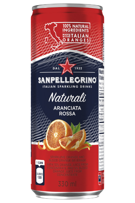 Sanpellegrino Aranciata Rossa (24 blikjes)