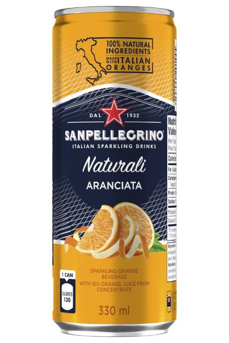 Sanpellegrino Aranciata (24 blikjes)