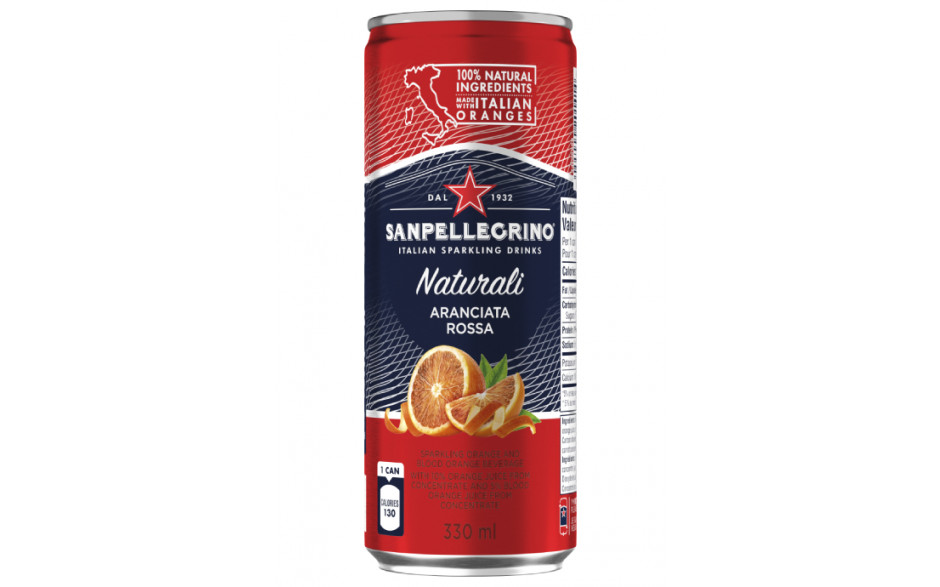 Sanpellegrino Aranciata Rossa (24 blikjes)