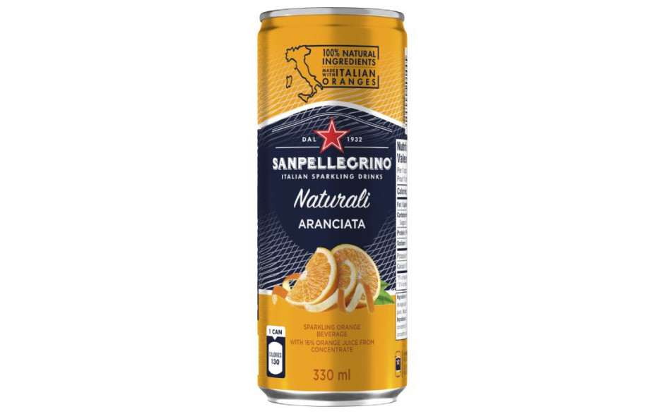 Sanpellegrino Aranciata (24 blikjes)